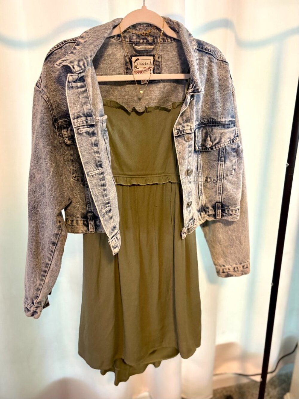 Green Ruffeled dress